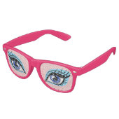 Girly Doll Eye Vrouwen Grappige Party Kostuum Bril Retro Zonnebril (Gekanteld)