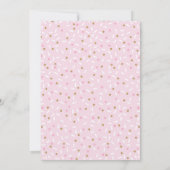 Girly Donut Uitnodiging Donut Verjaardag Sprinkles (Achterkant)