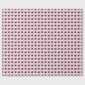 Girly Doodle: Ogen Harten Naadloos. Cadeaupapier (Vlak)