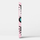 Girly Doodle: Ogen Harten Naadloos. Case-Mate iPhone Case (Achterkant / Links)