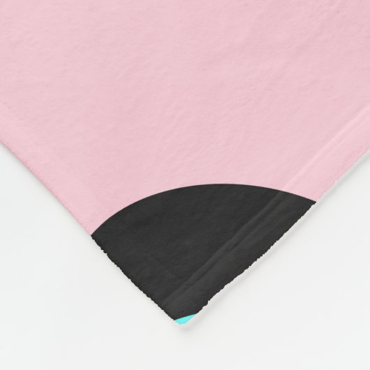 Girly Doodle: Ogen Harten Naadloos. Fleece Deken (Hoek)