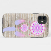 Girly Dreamweaver Wood Pastel Colors Case-Mate iPhone Case (Achterkant (horizontaal))