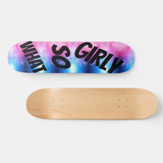 GIRLy dus wat Persoonlijk Skateboard (Horizontaal)