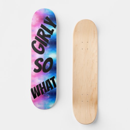 GIRLy dus wat Persoonlijk Skateboard (Voorkant)