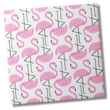 Girly Eenvoudig Modern Roze Flamingo patroon