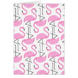 Girly Eenvoudig Modern Tropisch Roze Flamingo patr