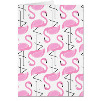 Girly Eenvoudig Modern Tropisch Roze Flamingo patr
