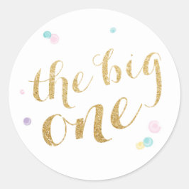 Girly Eerste Verjaardag Sticker