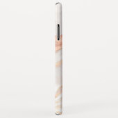 Girly Elegant Koper Roos Goud Marmer Case-Mate iPhone Case (Achterkant/rechts)