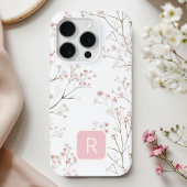 Girly Elegant Minimalistische Baby's-Breath Case-Mate iPhone Case