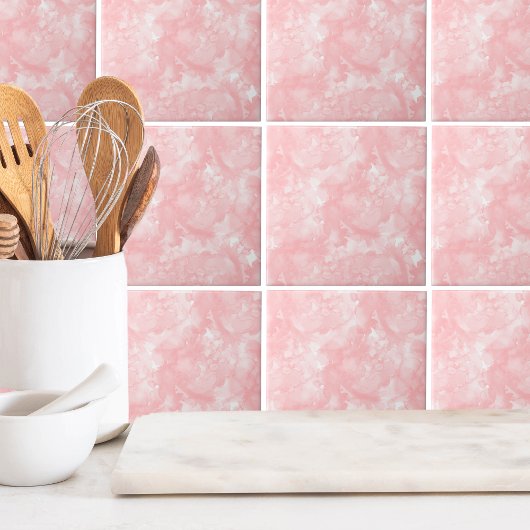 Girly Elegant Pink Tegeltje