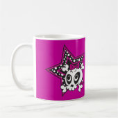 Girly Emo Skull Koffiemok (Links)