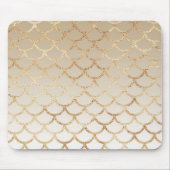 Girly en Glam Ombre Gold Mermaid Glitter Sparkles Muismat (Voorkant)