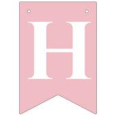 Girly en grillige roze prinses verjaardag kinderen vlaggetjes (Tweede vlag)