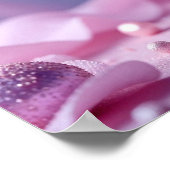 Girly en Roze Eenhoorn Poster (Hoek)