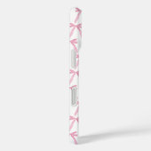 Girly Esthetische Ribbon Coquette Roze strikjes Case-Mate iPhone Case (Achterkant / Rechts)