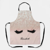 Girly Faux Lashes, Glitter Bokeh Ombre Schort (Voorkant)