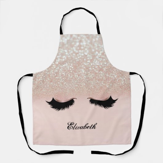 Girly Faux Lashes, Glitter Bokeh Ombre Schort (Voorkant)