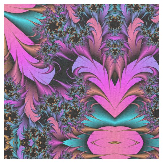 Girly Feathers Stof (Close Up)