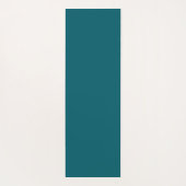 Girly Feminine Floral Name and Monogram Yogamat (Achterkant)