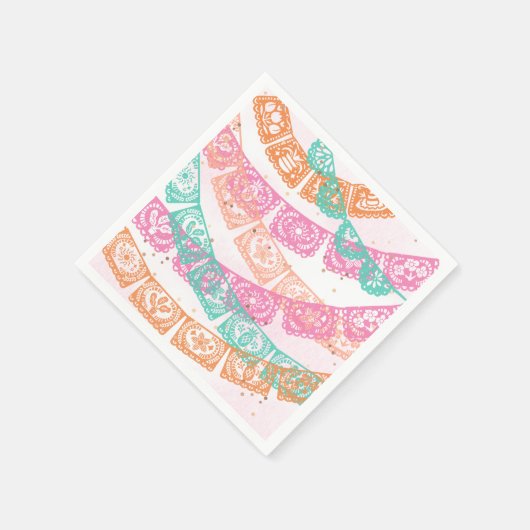Girly Fiesta Party servetten (Hoek)