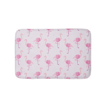 Girly Flamingo Pink Waterverf Patroon