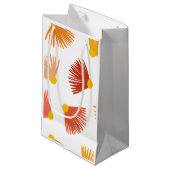 Girly Floral Patroon Gift Bag Klein Cadeauzakje (Voorkant Gekanteld)