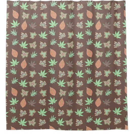 Girly Floral Pattern Douchegordijn (Voorkant)