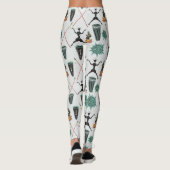 Girly Floral Pattern Leggings (Achterkant)