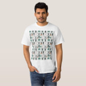 Girly Floral Pattern T-shirt (Voorkant volledig)