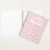 Girly Floral Pink Bow Coquette Custom 2026 Planner (Display)