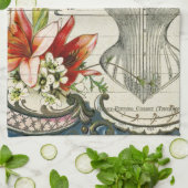 Girly franse land lelie Parijse  korset Theedoek (Gevouwen)