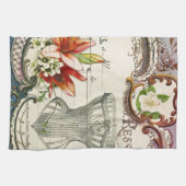 Girly franse land lelie Parijse  korset Theedoek (Horizontaal)