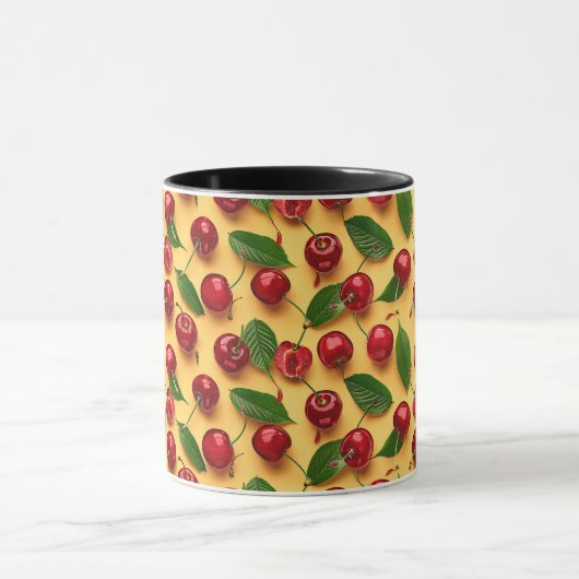 Girly Fruit  Zomer Cherry Pattern Mok (Midden)