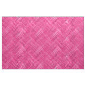 Girly Fuchsia Graphic Geometric Basket Weave Stof (Yard (91,4 cm))