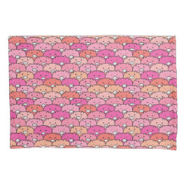 Girly Funny Pig Pattern Kussensloop