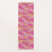 Girly Funny Pig Pattern Yogamat (Achterkant)