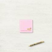 Girly Funny Therapy Pink Ice Cream Post-it® Notes (Op bureau)