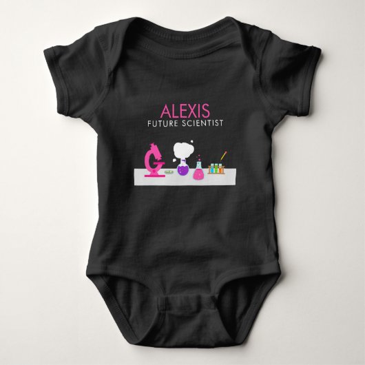 Girly Future Scientist Romper (Voorkant)