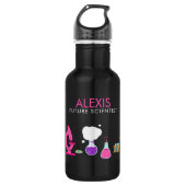 Girly Future Scientist Waterfles (Voorkant)
