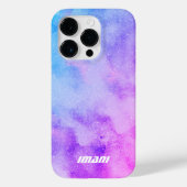 Girly Galaxy Sci-fi Name Case-Mate iPhone Case (Achterkant)