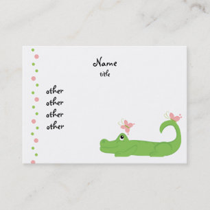 Girly Gator Visitekaartje