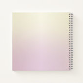 Girly Geometric, Gold Brush Stroke, Glittery Lips Notitieboek (Achterkant)