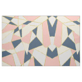 Girly Geometric Triangles met Faux Gold Stof (Fat Quarter)
