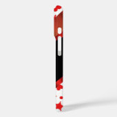 girly gepersonaliseerde rood en wit Case-Mate iPhone case (Achterkant / Links)