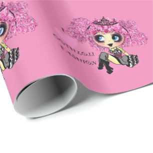 Girly Gifts Harajuku Girl-stijl Cadeaupapier