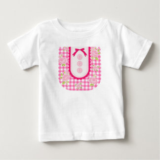 Girly gingham check pattern with cute ribbon