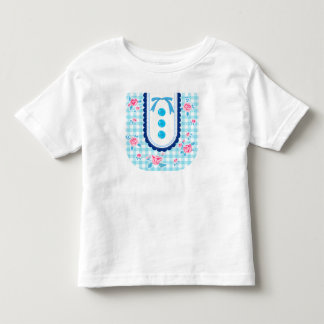 Girly gingham check pattern with cute ribbon kinder shirts