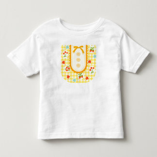  Girly gingham check pattern with cute ribbon Kinder Shirts