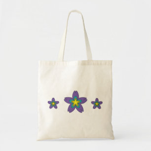 Girly Girl Cartoon Bloemsterren tas